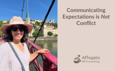 Communicating Expectations is Not Conflict